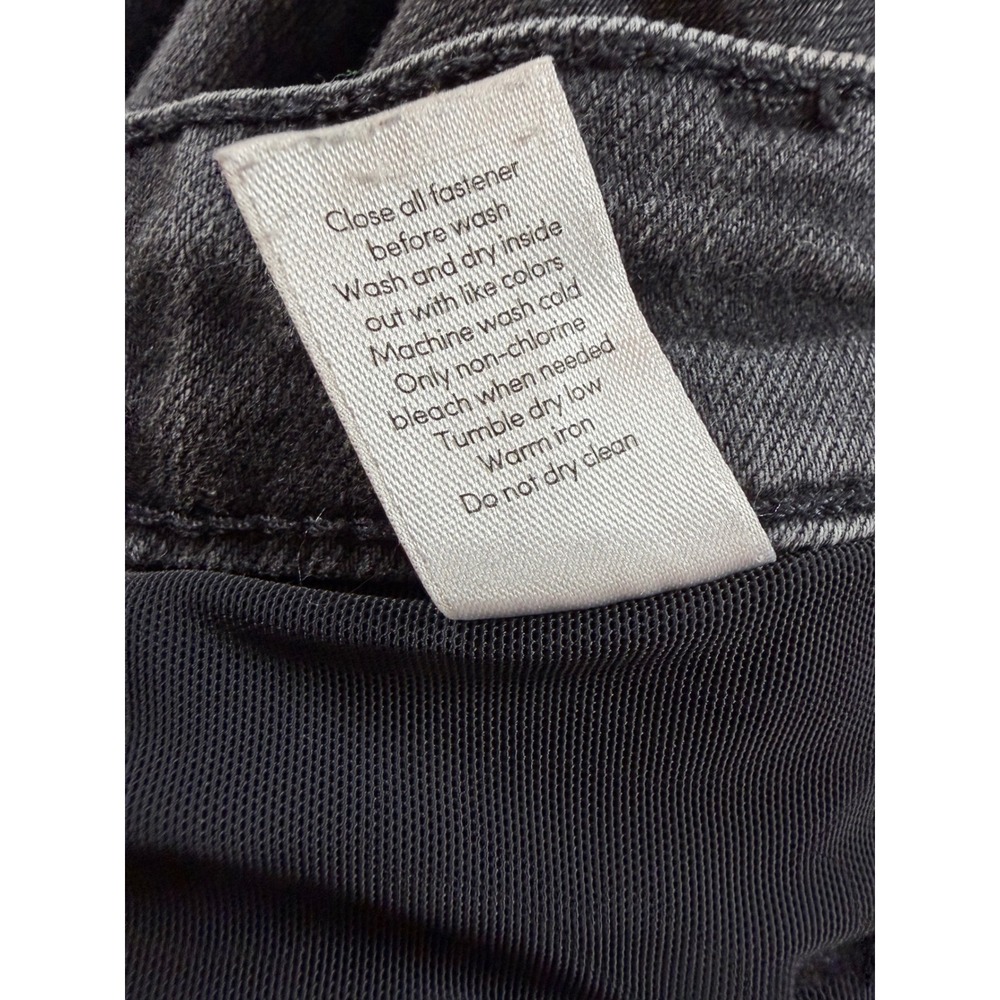 Athleta Sculptek Straight Leg Jeans Washed Black Denim Size 10 RN 54023 - Picture 6 of 16
